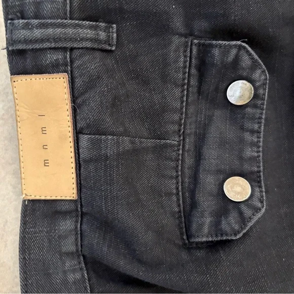 Flared wax denim cargos - Picture 3 of 4